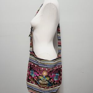 Tribal Elephant jacquard hobo elephant bag